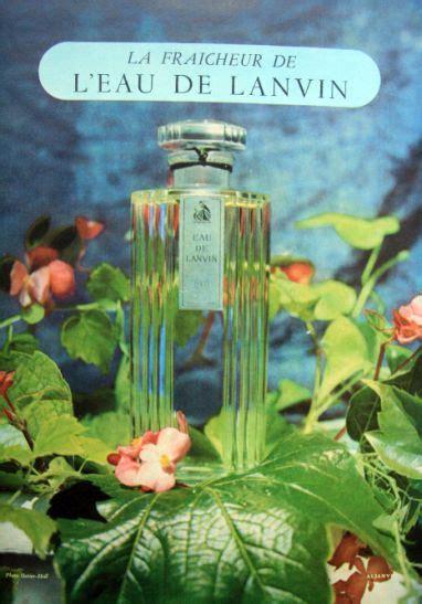 Eau de Lanvin Parfum Lanvin Publicités anciennes