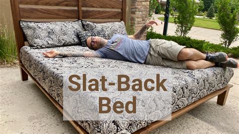 Learn To How To Make A Slat Back Platform Bed The Wood Whisperer