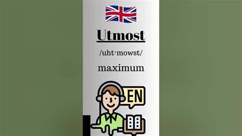 pronounce utmost correctly british accent learnenglishtogether