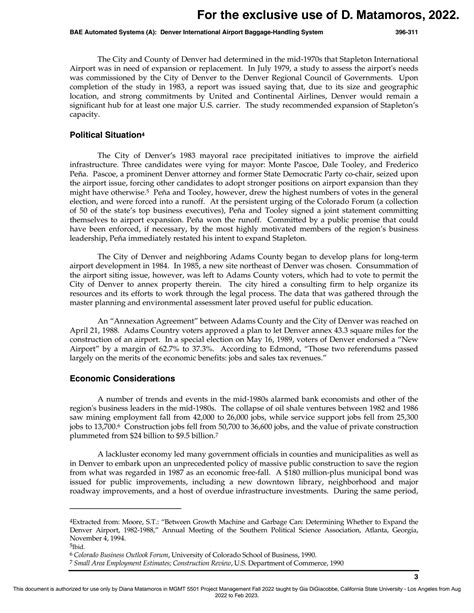 SOLUTION: Bae automated systems denver international airport baggage