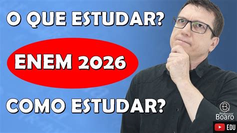 Como Estudar Para O Enem 2026 - ENEM 2026 | O QUE E COMO ESTUDAR PARA A PROVA DE FÍSICA | ENEM 2026 ...
