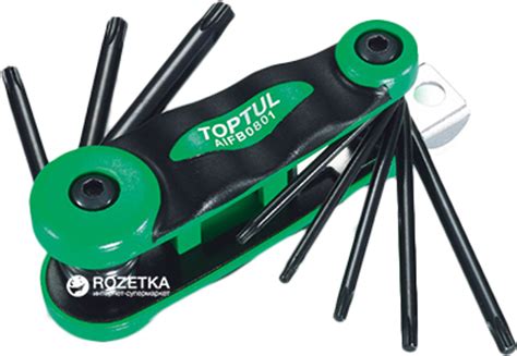 Набор ключей складной Torx Toptul T9-T40 8 предметов (AIFB0801) – фото ...
