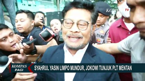 Syahrul Yasin Limpo Mundur Jokowi Tunjuk Kepala Badan Pangan Nasional