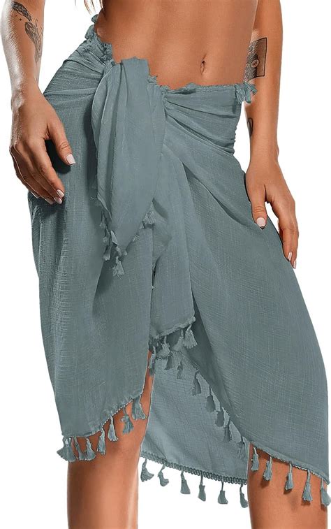 DanceeMangoos Sarong Cover Up Womens Beach Cover Up Bikini Bathing Suit Swimsuit Scarf Swimwear