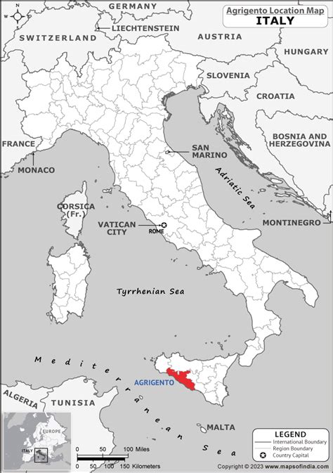 Where Is Agrigento Located In Italy Agrigento Location Map In The Italy