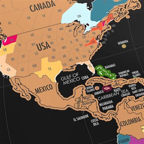 scratch  world map etsy