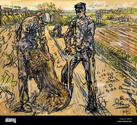 Potatoharvesters 1905 Jan Toorop Johannes Theodorus 1858 1928