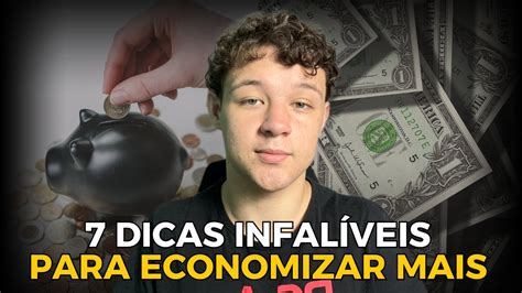 Dicas Para Economizar Dinheiro Ganhando Pouco Infal Vel Youtube