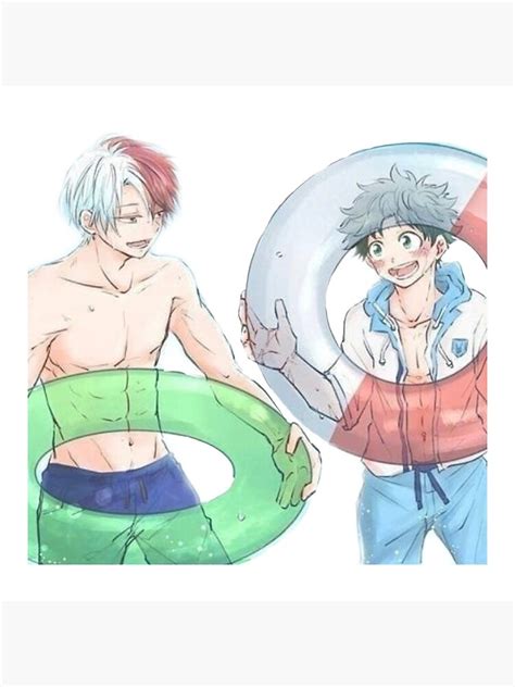 Tododeku My Hero Academia Mha Gay Couple Yaoi Poster By Valentinagraphs Redbubble