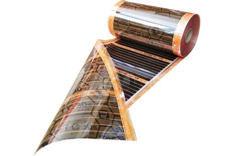 Пленочный теплый пол EASTEC PTC ширина 100см, саморегулирующаяся ...