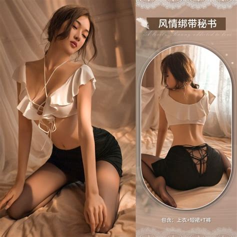 Secretary Uniform Office Lady Cosplay Sleepwear Night Dress Sexy Lingerie Women Ebay