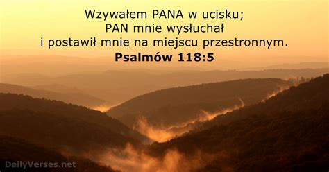 Marca Biblijny Werset Dnia Psalm W Dailyverses Net