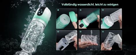 Masturbieren für Männer Elektrischer Sex Spielzeug für Männer Masturbator Amazon de