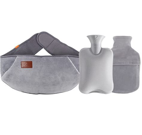 Soft Plush Hot Water Bag L Heat Bottle For Muscle Pain Relief Menstruation Joint Therapy