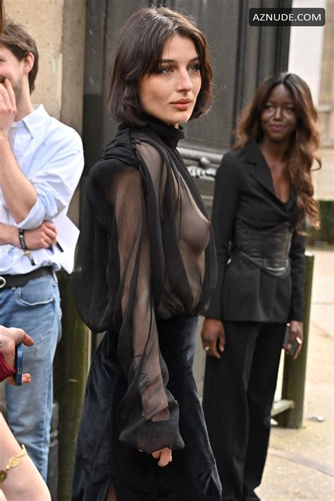 Alice Pagani Sexy Shows Off Her Hot Tits As She Attends At Nina Ricci Womenswear Fashion Show In