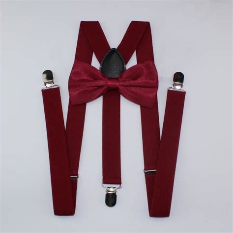 Lingerie Noname Bretelles Bordeaux et Nœud Papillon Pantalon Adulte Bleu Marine