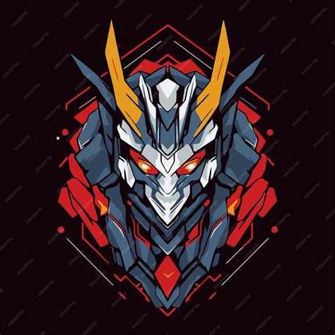 Premium Vector | Sacred geometry of robots