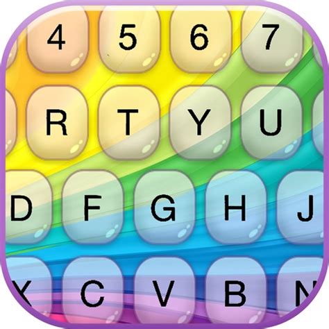 Rainbow Keyboard Skins Fashion Keyboards With New Emojis And Color Ful Backgrounds And Fonts