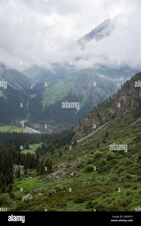 Trekking to Ala Kol Lake the Karakol National Park of Kyrgyzstan's ...