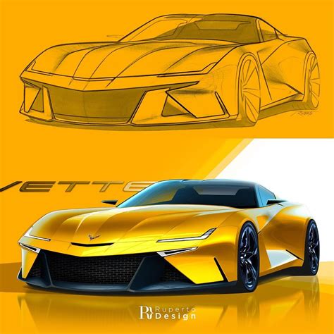 Front-Engined C8 Corvette Concept Looks Like an American Ferrari ...