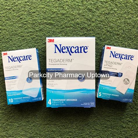 3M Nexcare Tegaderm Transparent Dressing Waterproof 4s Waterproof