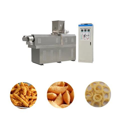 China Extruded Snack Food Making Machine Puffed Corn Snack Food