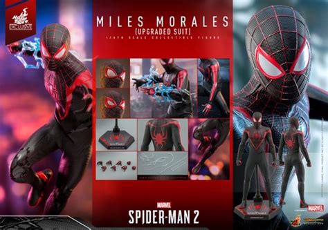 Miles Morales Upgraded Suit Spider Man 2 Hot Toys 1 6 Scale Exclusive