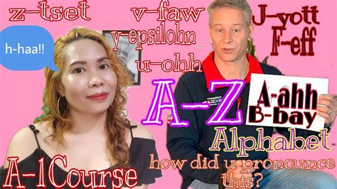 GERMAN FILIPINA LEARNING ALPHABET PRONOUNCIATION A1 Course Vlog40