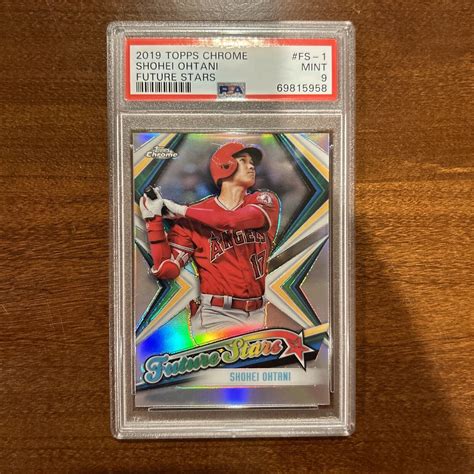 Shohei Ohtani 2019 Topps Chrome Rare Future Stars Refractor Fs 1 Psa