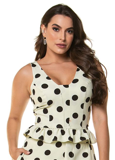 Blusa De PoÁ Com Babado