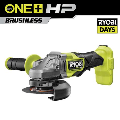 Ryobi One Hp V Brushless Cordless In Angle Grinder Tool Only