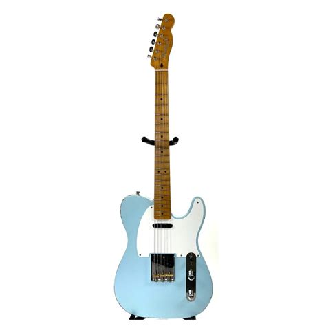 Fender Limited Edition Vintera Road Worn 50s Telecaster Sonic Blue Ex Demo At Gear4music