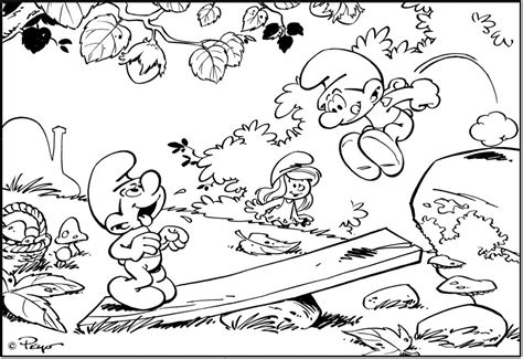 O mundo colorido: 10 Desenhos dos Smurfs Para Imprimir e Colorir