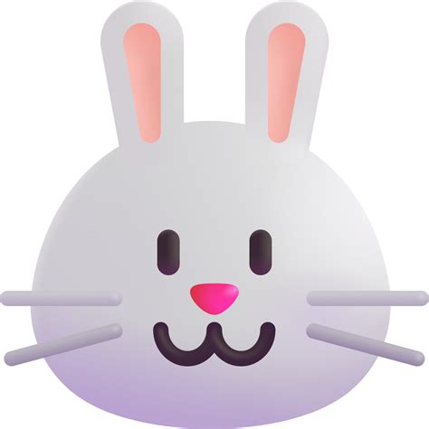 Creative Bunny Emoji Figure PNG | PNG All