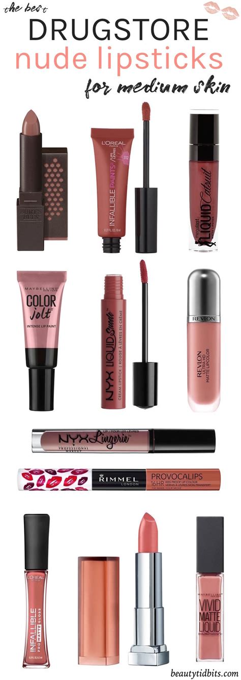 Cheap Chic Best Drugstore Nude Lipsticks For Medium Skin Tones