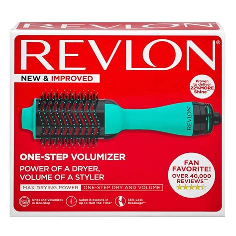Revlon One Step Hair Dryer And Volumizer Hot Air Brush Mint