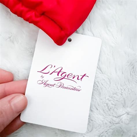 Agent Provocateur Swim Nwt Lagent By Agent Provocateur Robbie Red Triangle Bikini Top Poshmark