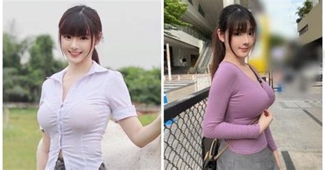 Hot girl siêu vòng một gây chú ý dù diện đồ kín như bưng