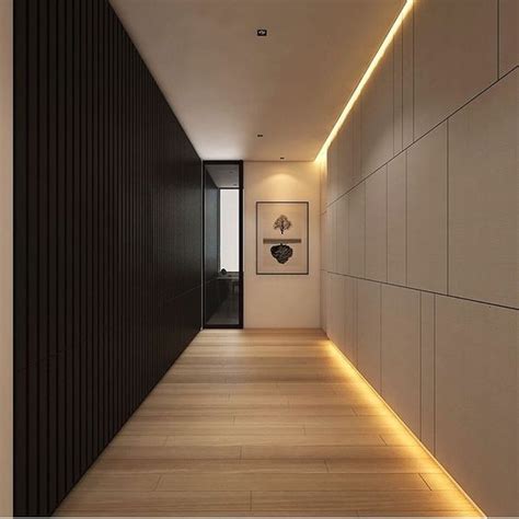Подсветка снизу | Corridor design, Hallway designs, Lobby design