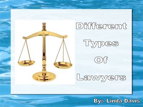 Different types of lawyer