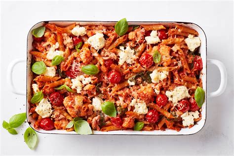 Healthy Salmon Pasta Bake