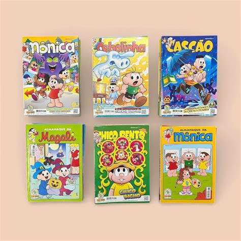 gibis turma da monica almanaque turma da monica diversos shopee