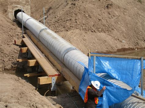 Projects Steel Pipe Spiral Rib Irrigation Pacific Corrugated Pipe