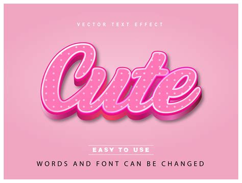 Cute 3d Editable Text Effect Graphic By Pixels Art · Creative Fabrica