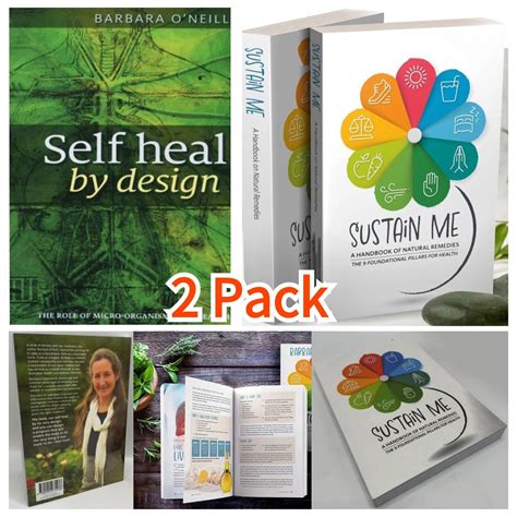 Keioly 2 Pack "Sustain Me" & "Self Heal by Design by Barbara O'Neill: A