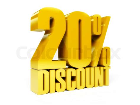 20 procent rabat. | Stock foto | Colourbox