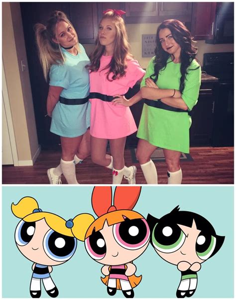 Powerpuff Girl Halloween Costumes Halloween Costumes Friends Bff