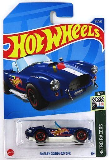 164 Shelby Cobra 427 S C Blue X Red Hot Wheels Retro Racers