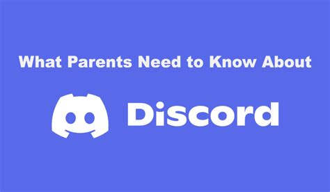 What Parents Need To Know About Discord