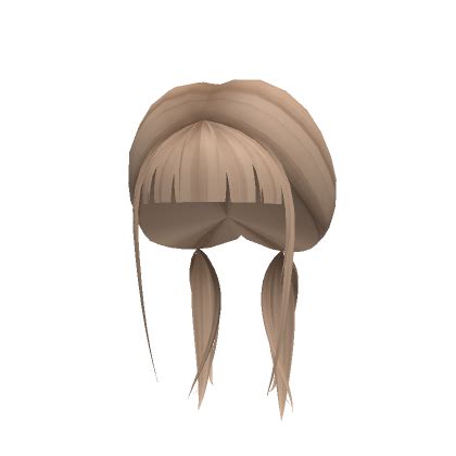 Stylish Y2K Low Ponytails W Bangs In Blonde Roblox Item Rolimon S